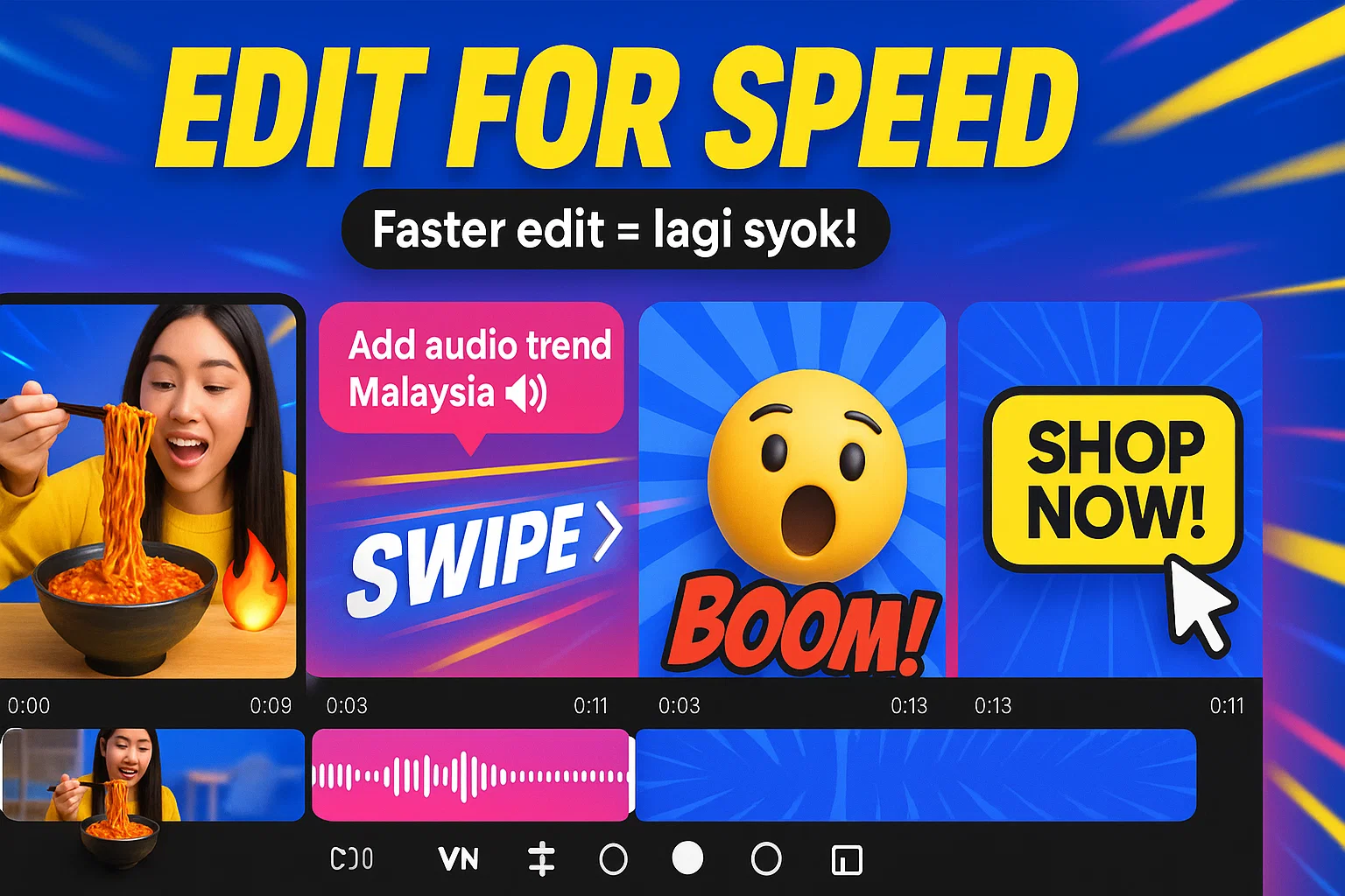 Short form video editor