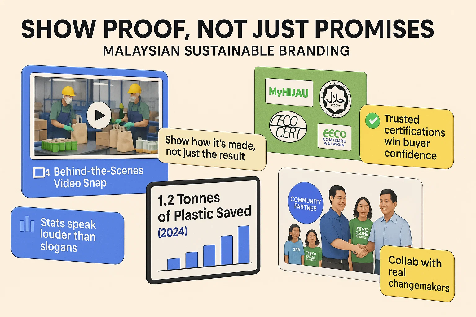 Brand video story telling